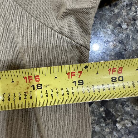 Adidas Hoodie Shirt Men Small Green Long Sleeve Pullover Drawstring Logo Lounge - Picture 5 of 8